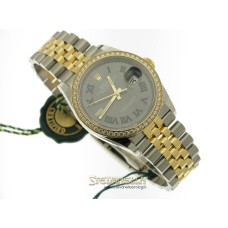 Rolex Datejust 36mm ref. 126283RBR-0021 Jubilee acciaio oro giallo 18kt Wimbledon nuovo